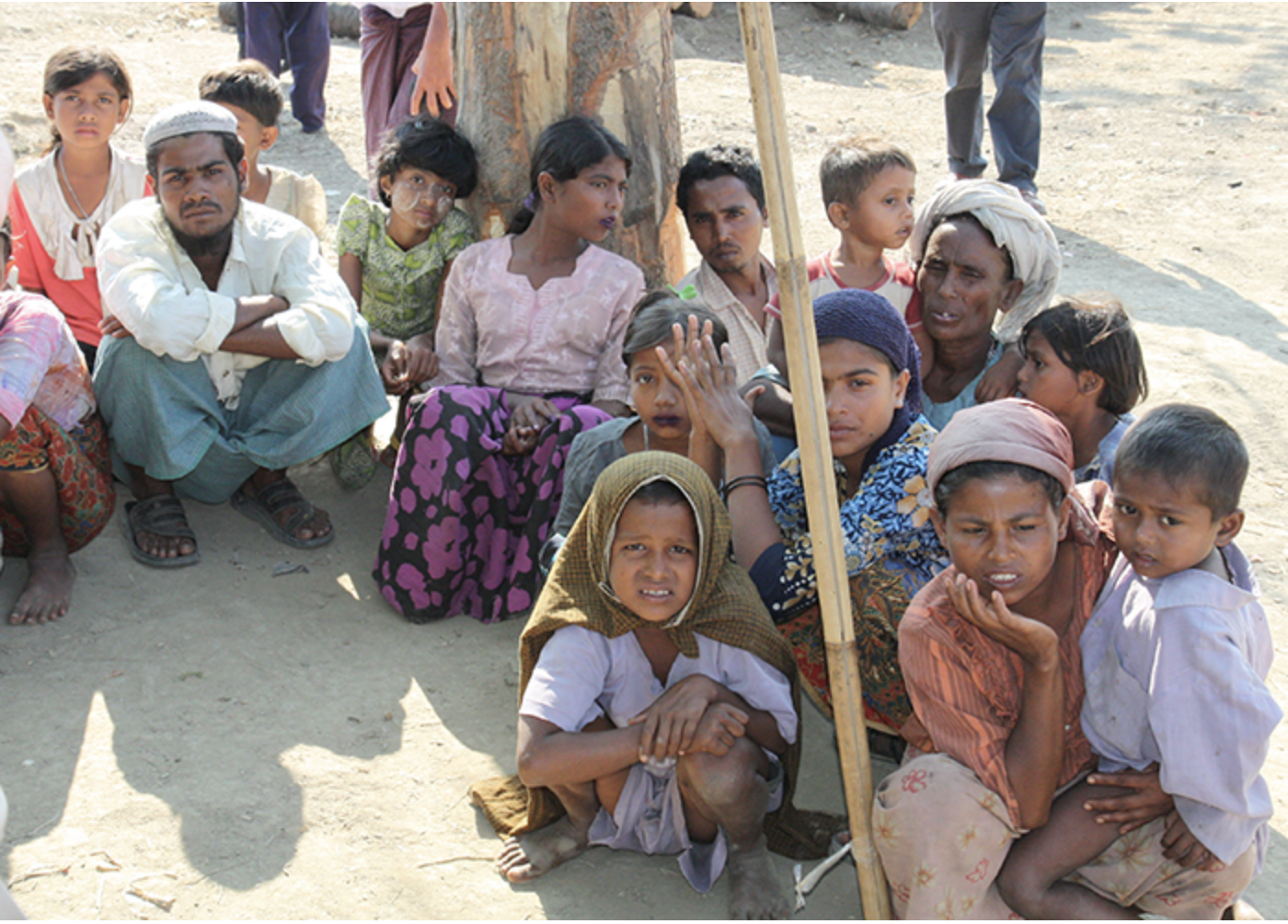 Rohingya Muslim refugees in Myanmar's Rakhine state