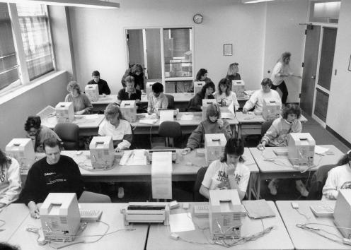 Mac Lab in Stauffer-Flint late '80s